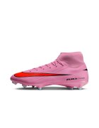Nike Pantofi cu crampoane pentru fotbal Mercurial Superfly 10 Academy - Rosu vermillion/Roz