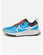 Nike Pantofi cu model perforat pentru alergare React Pegasus Trail 4 - Galben/Albastru/Argintiu