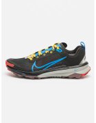 Nike Pantofi din material textil cu logo - pentru alergare React Terra Kiger - Negru/Albastru royal