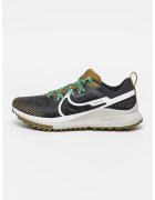 Nike Pantofi din material textil pentru alergare pe teren accidentat React Pegasus 4 - Alb/Negru/Kaki
