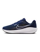 Nike Pantofi din plasa cu logo contrastant pentru alergare Downshifter 13 Road - Alb/Negru/Bleumarin