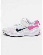 Nike Pantofi Revolution 7 cu amortizare si velcro - pentru alergare - Alb optic/Roz