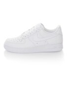 Nike Pantofi sport albi de piele Air Force 1