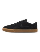 Nike Pantofi sport Charge low-cut din piele intoarsa - Negru/Gri antracit