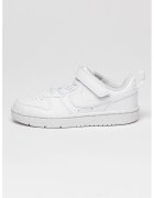 Nike Pantofi sport Court Borough din piele ecologica cu inchidere velcro - Alb