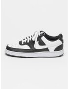 Nike Pantofi sport Court Vision Low Next Nature din piele ecologica - Alb/Negru stins
