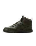 Nike Pantofi sport Court Vision Winterized cu insertii de piele - Kaki inchis