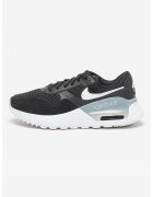 Nike Pantofi sport cu garnituri de plasa si piele intoarsa Air Max Systm - Alb/Negru