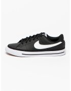 Nike Pantofi sport cu insertii de piele - Court Legacy - Alb/Negru