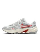 Nike Pantofi sport cu insertii din piele intoarsa - Rosu/Gri deschis