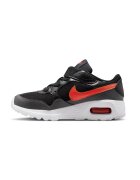 Nike Pantofi sport cu piele si velcro Air Max SC - Negru/Portocaliu mandarina