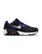 Nike Pantofi sport de piele ecologica si material textil Air Max 90 - Negru/Albastru royal