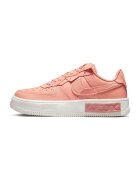 Nike Pantofi sport de piele si piele ecologica Air Force 1 Fontanka - Roz somon