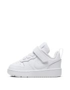 Nike Pantofi sport din piele cu perforatii Court Borough Low 2 - Alb