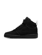 Nike Pantofi sport din piele cu velcro Court Borough - Negru