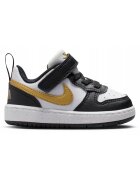 Nike Pantofi sport din piele ecologica cu inchidere velcro Court Borough