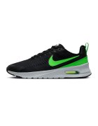 Nike Pantofi sport din piele ecologica cu logo Air Max - Negru/Verde lime