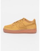 Nike Pantofi sport din piele intoarsa Air Force 1 - Galben inchis