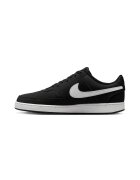 Nike Pantofi sport din piele si piele ecologica Court Vision - Negru
