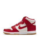 Nike Pantofi sport high-top de piele Dunk - Rosu/Alb