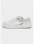 Nike Pantofi sport low-cut din piele si piele ecologica Full Force - Gri deschis/Alb optic