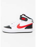 Nike Pantofi sport mid-high Court Borough 2 de piele - Rosu/Alb/Negru