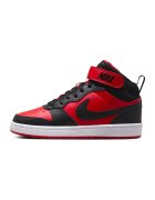 Nike Pantofi sport mid-high Court Borough 2 de piele - Rosu/Negru