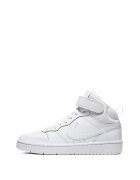 Nike Pantofi sport mid-high Court Borough 2 din piele cu garnituri din material textil - Alb