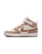 Nike Pantofi sport mid-high Court Borough 2 din piele cu garnituri din material textil - Alb fildes/Maro deschis