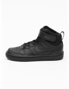 Nike Pantofi sport mid-high Court Borough 2 din piele cu garnituri din material textil - Negru