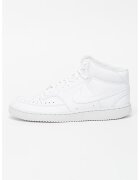 Nike Pantofi sport mid-high cu insertii de piele Court Vision - Alb