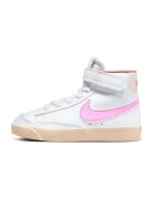 Nike Pantofi sport mid-high din piele Blazer Mid '77 - Alb/Roz