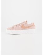 Nike Pantofi sport texturati de piele cu garnituri de piele Blazer Low Platform - Roz prafuit