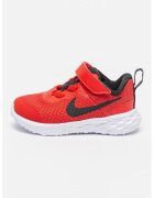 Nike Pantofi sport usori cu velcro Revolution 6 - Negru/Rosu vermillion
