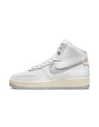 Nike Pantofi sport - W AF1 Sculpt White Silver - Piele naturala - Alb - Alb
