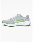 Nike Pantofi usori cu logo - pentru alergare Revolution 6 NN - Gri cenusiu/Verde electric