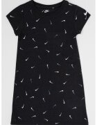 Nike Rochie cu logo Swoosh - Alb/Negru