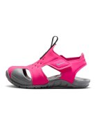 Nike Sandale cu velcro din material cu uscare rapida Sunray Protect - Negru/Fucsia