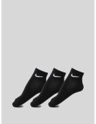 Nike Set de 3 perechi de sosete unisex din material usor - cu tehnologie Dri-Fit Everyday - Negru