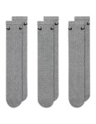 Nike Set de 3 perechi de sosete unisex pentru antrenament Everyday Cushion Dri-Fit - Negru/Gri melange