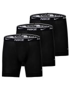 Nike Set de boxeri cu banda logo - 3 perechi - Negru