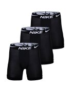 Nike Set de boxeri cu banda logo in talie - 3 perechi - Negru