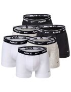 Nike Set de boxeri cu banda logo in talie - 6 perechi - Alb/Negru/Gri