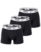 Nike Set de boxeri cu tehnologie Dri-FIT si logo - 3 perechi - Alb/Negru