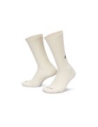 Nike Set de sosete lungi cu logo brodat - 2 perechi - Crem