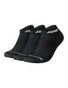 Nike Set de sosete scurte unisex pentru antrenament - 3 perechi - Negru