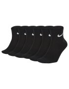 Nike Set de sosete unisex Everyday - 6 perechi - Negru