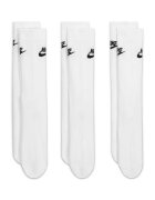Nike Set de sosete unisex Everyday Essential - 3 perechi - Alb/Negru stins