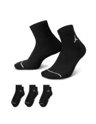 Nike Set de sosete unisex pentru baschet - 3 perechi - Negru