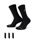 Nike Set de sosete unisex pentru baschet - 3 perechi - Negru